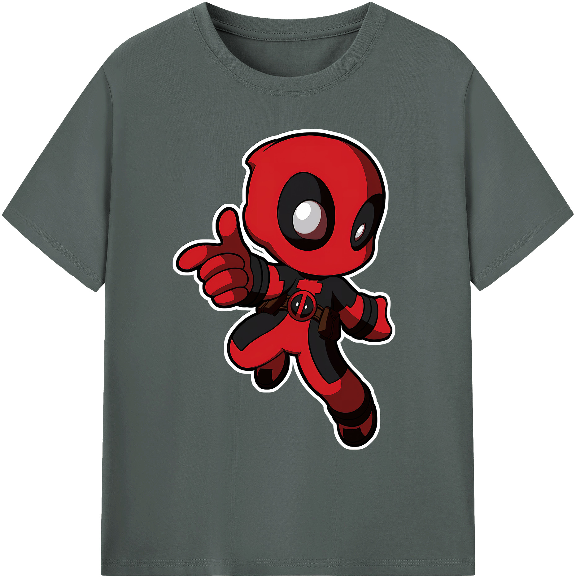 （画像用） Deadpool デッドプール 綿100％ メンズ半袖Tシャツ｜肌触りやわらか＆通気性